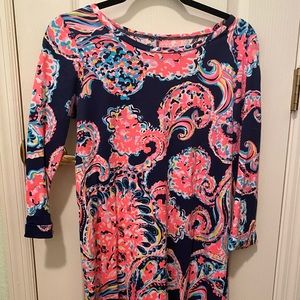 Lily Pulitzer long 3/4 sleeve t shirt dress
